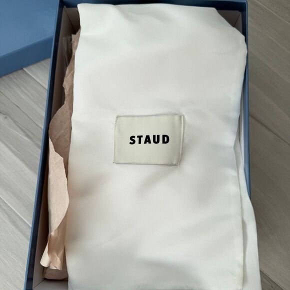 STAUD Simone Crochet Heel Black 39 Sandals - Picture 8 of 9